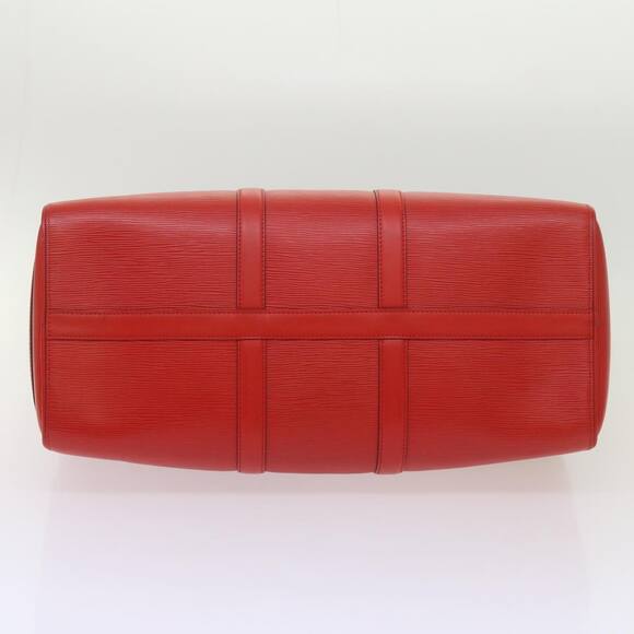 LOUIS VUITTON Epi Supreme Keepall Bandouliere 45 Bag Red M53419 - Picture 6 of 16